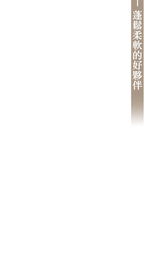 外表看起來蓬鬆柔軟的好夥伴